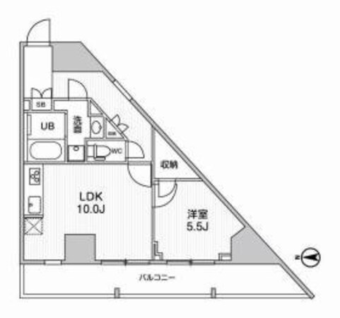 グラシアプレイス曳舟の物件間取画像